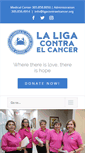 Mobile Screenshot of ligacontraelcancer.org